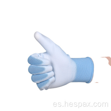 Guantes de protección PU de la industria electrónica antiestática de Hespax